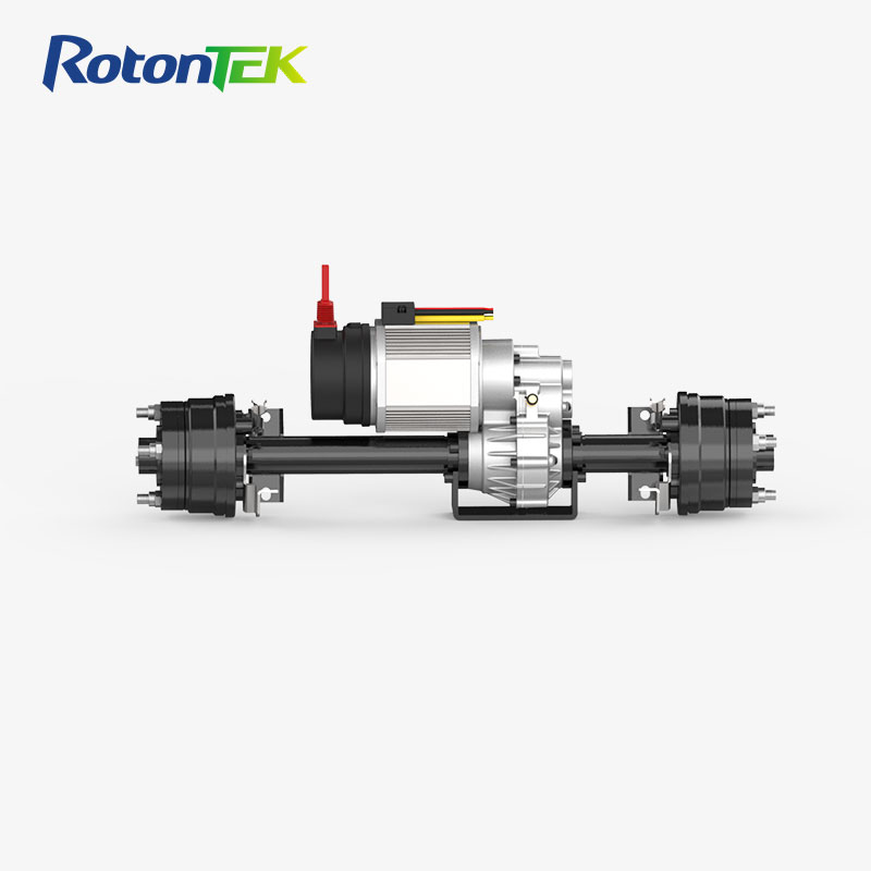 Low noise 1500W brushless DC drum brake full floating axle