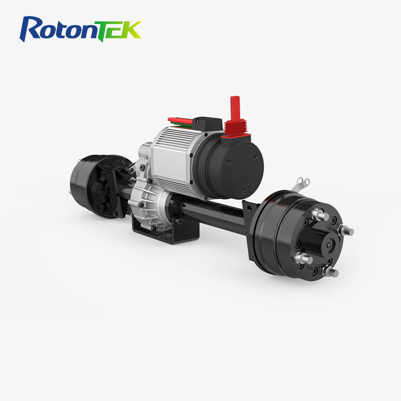 Low noise 1500W brushless DC drum brake full floating axle