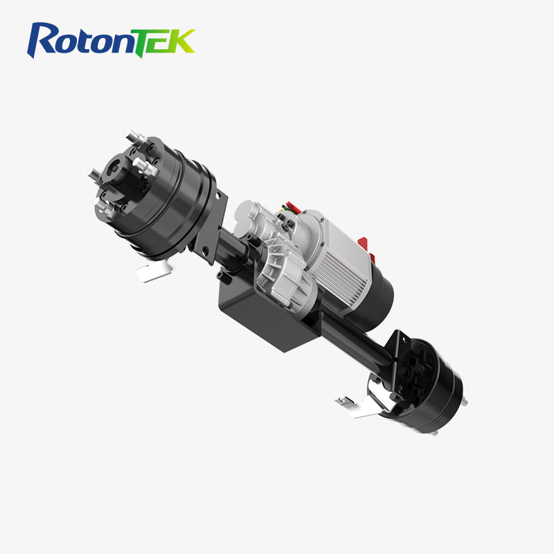 Low noise 1500W brushless DC drum brake full floating axle