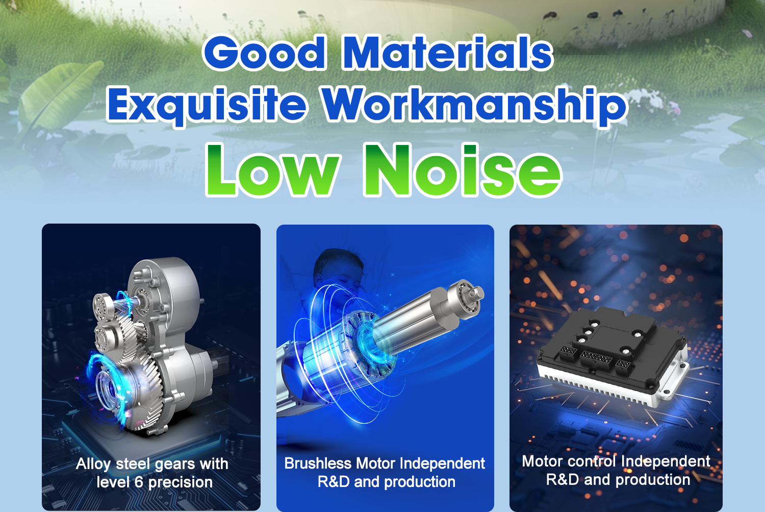 500W-800W-Electric-Zero-Turn-Lawn-Mower-Wheel-Side-MotorND42